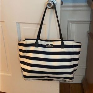 Authentic Kate Spade Striped Handbag